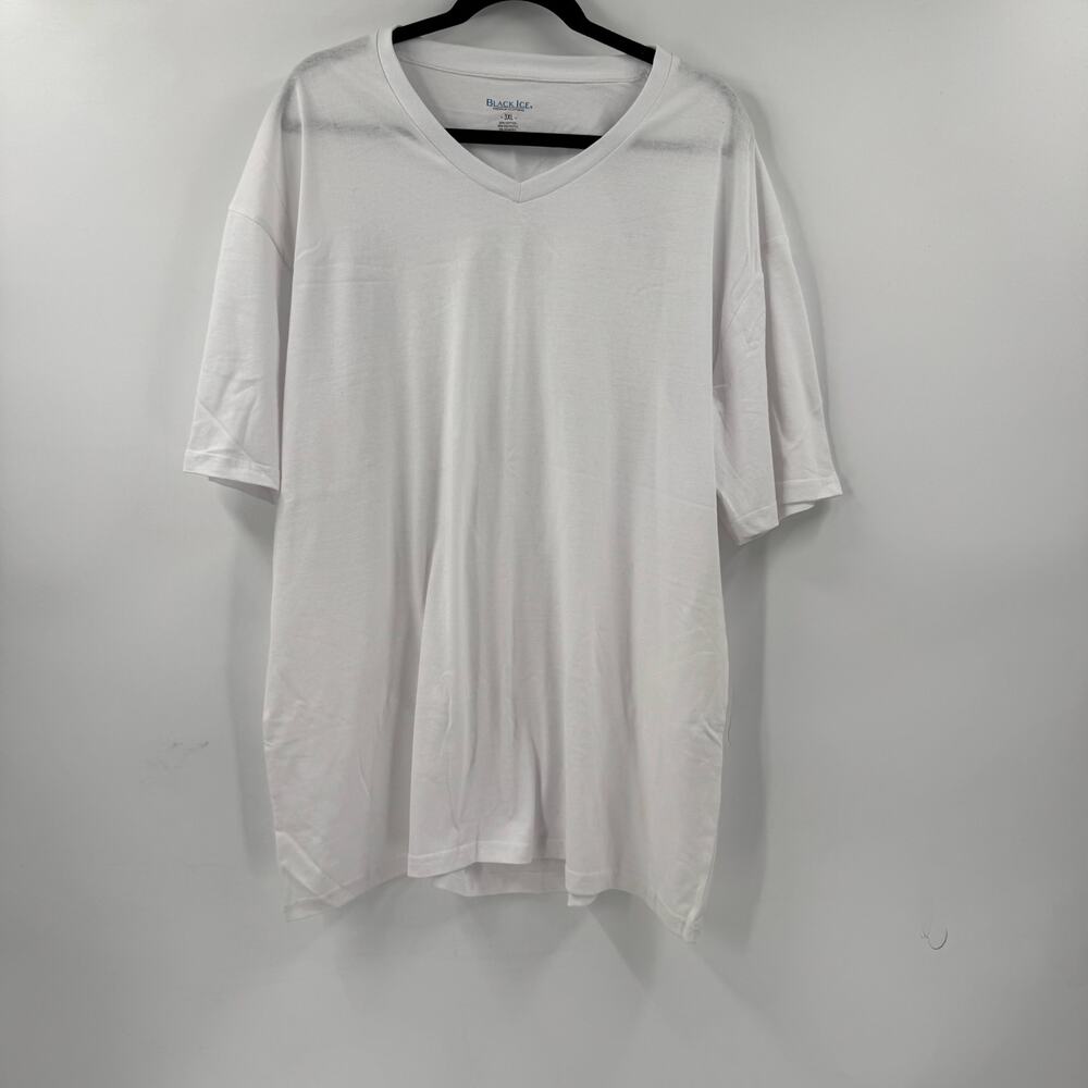 NWOT Black Ice white t shirt